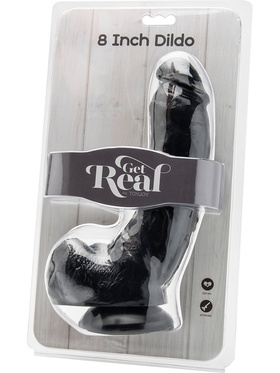 Toy Joy: Get Real Dildo, 21 cm, svart