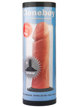 Cloneboy: Hudfarget Dildo + Sugekopp, Peniskopi