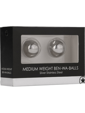 Ouch!: Medium Weight Ben-Wa-Balls, sølv
