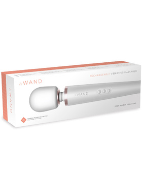 Le Wand: Rechargeable Vibrating Massager, hvit