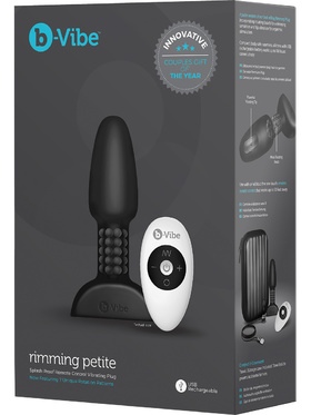 B-Vibe: Rimming Petite, Splash Proof Remote Control Plug