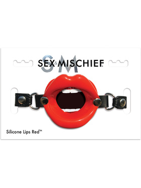 Sex & Mischief: Silicone Lips, rød