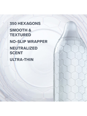 LELO: HEX Respect XL, Kondomer, 12 stk