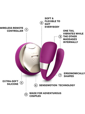 LELO: Tiani 3, Remote Couples Massager, lilla