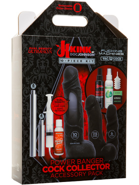 Kink by Doc Johnson: Power Banger Cock Collector Accessory Pack