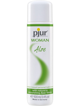 Pjur Woman Aloe: Vannbasert Glidemiddel med Aloe Vera, 100 ml