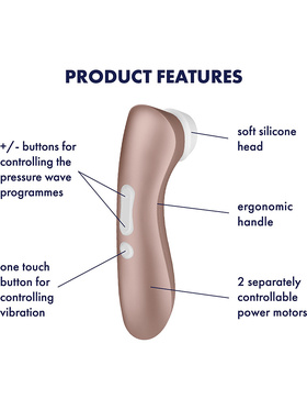 Satisfyer: Satisfyer Pro 2+, Air Pulse Stimulator + Vibration