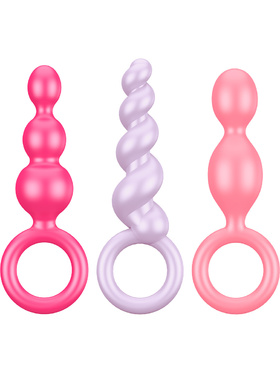 Satisfyer: Booty Call Plugs, flerfarget