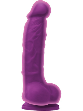 NSNovelties: Colours Dual Density Dildo, 18 cm, lilla