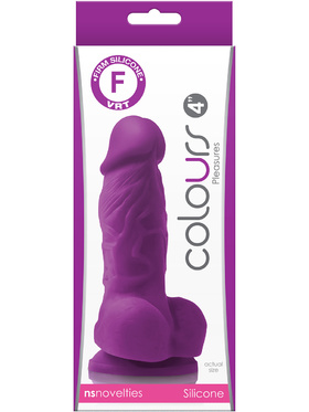 NSNovelties: Colours Pleasures Dildo, 13 cm, lilla