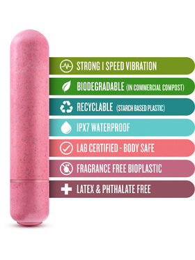 Gaia: Eco Bullet Vibrator, rosa