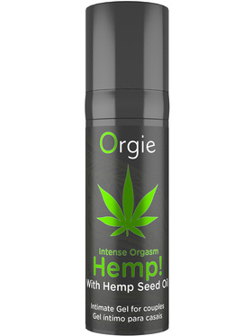 Orgie: Intense Orgasm Hemp, Intimate Gel for Couples, 15 ml