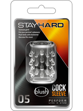 Stay Hard: Cock Sleeve 05, gjennomsiktig