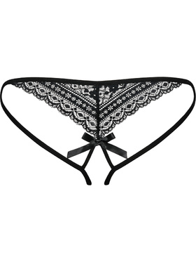 Obsessive: Picantina, Crotchless Thong, svart