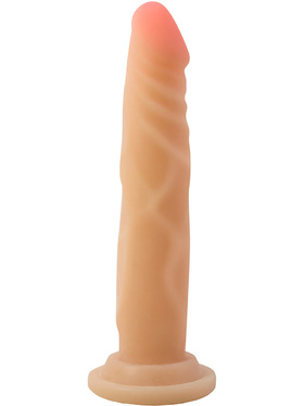 Au Naturel: Ronnie Dildo, 20 cm, lys