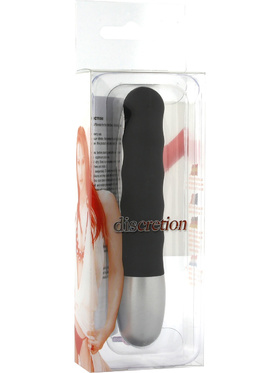 SevenCreations: Discretion Ribbed, Minivibrator, svart