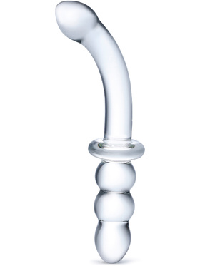 Gläs: Ribbed, G-Spot Glass Dildo