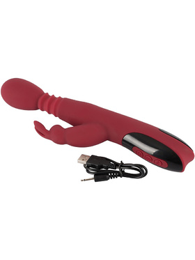 You2Toys: Silicone Rabbit Vibrator, rød