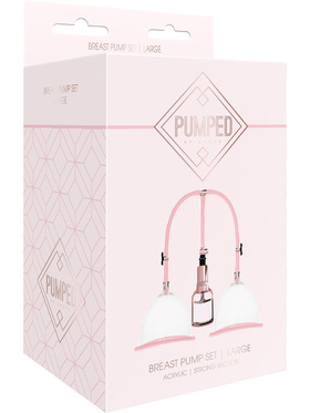 Pumped: Breast Pump Set, large, rosa