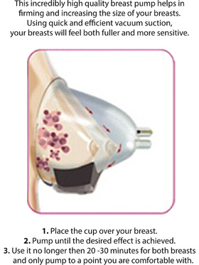 Pumped: Breast Pump Set, large, rosa