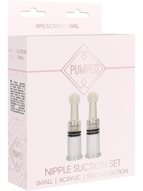 Pumped: Nipple Suction Set, small, gjennomsiktig