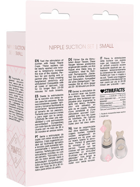 Pumped: Nipple Suction Set, small, gjennomsiktig