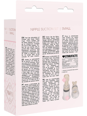 Pumped: Nipple Suction Set, small, gjennomsiktig