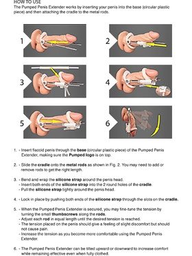 Pumped: Penis Extender, svart