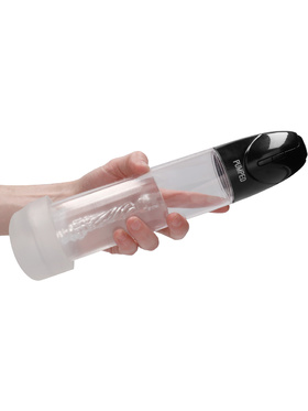 Pumped: Rechargeable Smart Cyber Pump with Masturbator Sleeve