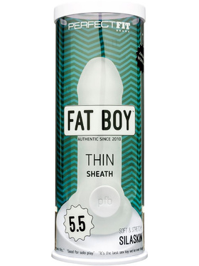 Perfect Fit: Fat Boy Thin Sheath, 5.5 inch, gjennomsiktig
