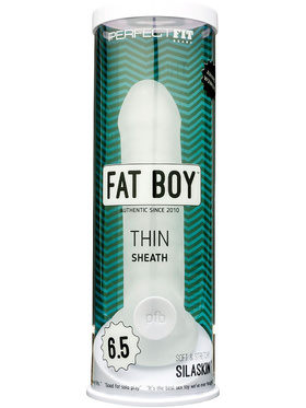 Perfect Fit: Fat Boy Thin Sheath, 6.5 inch, gjennomsiktig