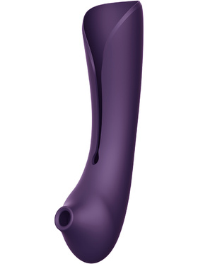 Zalo: Queen Set, G-spot PulseWave Vibrator with Suction Sleeve, lilla