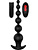 Dream Toys: Cheeky Love, Remote Graduating Beads, svart