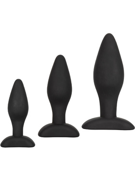 California Exotic: Silicone Anal Exerciser Kit, svart