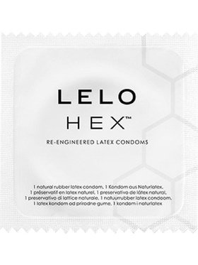 LELO: HEX, Kondomer, 36 stk