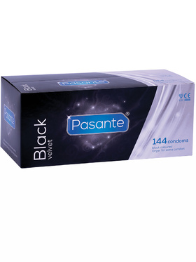 Pasante Black Velvet: Kondomer, 144 stk