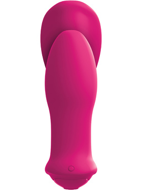 3Some: Double Ecstasy, Silicone Vibrator, rosa