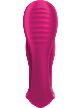 3Some: Double Ecstasy, Silicone Vibrator, rosa