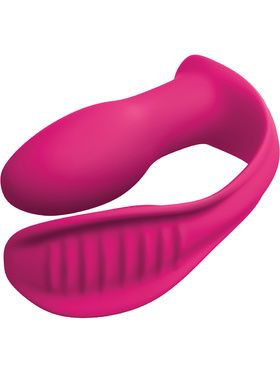 3Some: Double Ecstasy, Silicone Vibrator, rosa