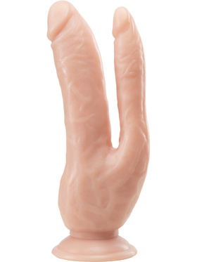 Dr. Skin: DP Realistic Cock, 21 cm, lys