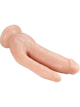 Dr. Skin: DP Realistic Cock, 21 cm, lys