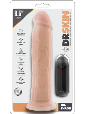 Dr. Skin: Dr. Throb Vibrating Cock, 23 cm