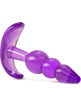 B Yours: Triple Bead Anal Plug, lilla