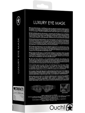 Ouch!: Luxury Eye Mask, svart