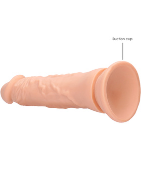 RealRock Skin: Realistic Dildo, 21.5 cm, lys