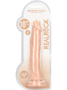 RealRock Skin: Realistic Dildo, 27 cm, lys