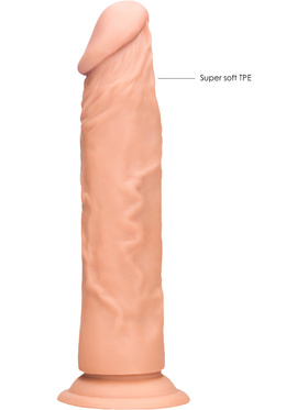 RealRock Skin: Realistic Dildo, 27 cm, lys