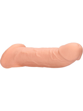 RealRock Skin: Penis Extender with Rings, 22 cm, lys