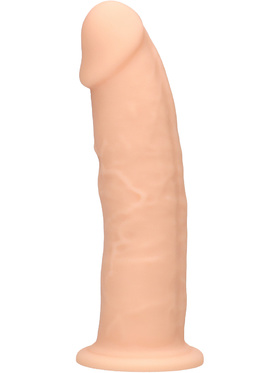 RealRock Ultra: Silicone Dildo / Dual Density, 15 cm, lys