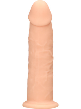 RealRock Ultra: Silicone Dildo / Dual Density, 15 cm, lys